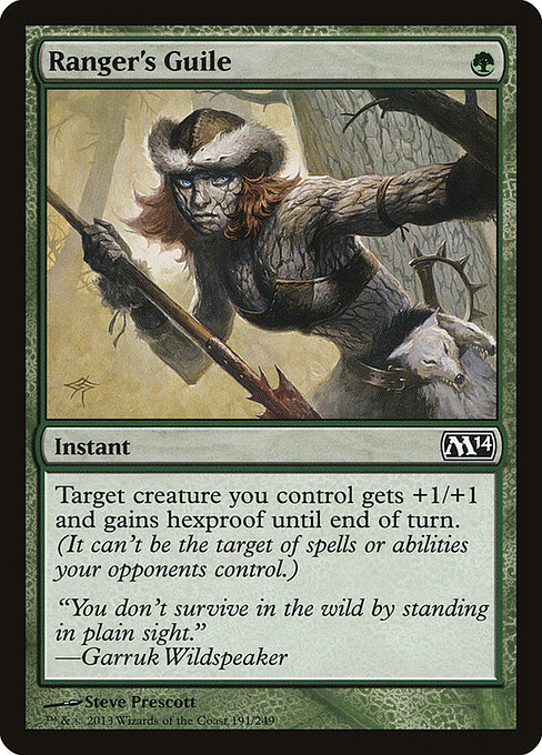 Magic 2014 - 191 - Ranger's Guile - Common