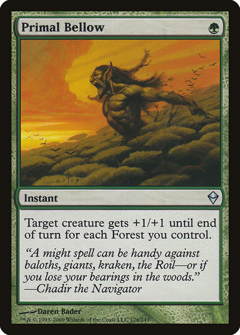 Zendikar - 176 - Primal Bellow - Uncommon