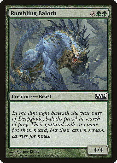 Magic 2014 - 193 - Rumbling Baloth - Common