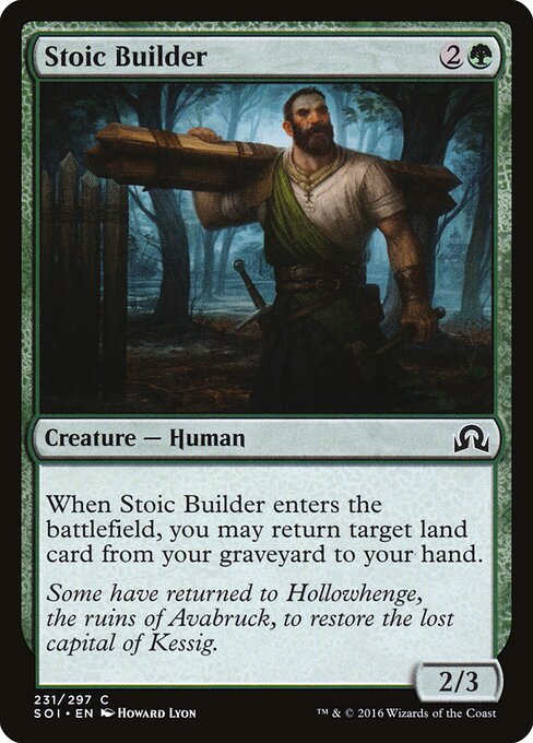 Shadows over Innistrad - 231 - Stoic Builder - Common