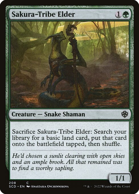 Starter Commander Decks - 208 - Sakura-Tribe Elder - Common
