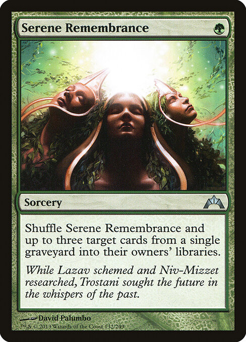 Gatecrash - 132 - Serene Remembrance - Uncommon