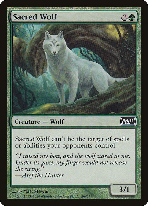 Magic 2011 - 196 - Sacred Wolf - Common