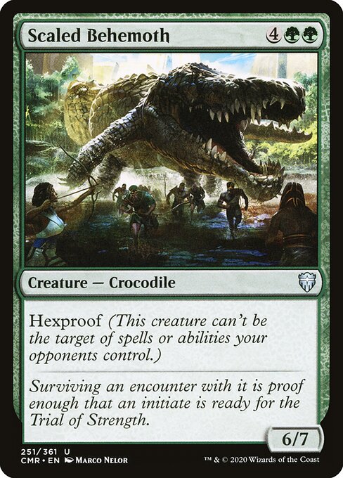Commander Legends - 251 - Scaled Behemoth - Uncommon