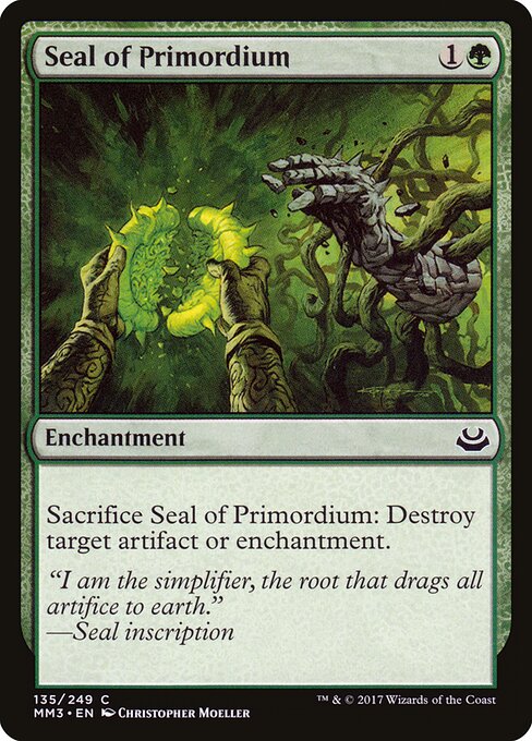 Modern Masters 2017 - 135 - Seal of Primordium - Common