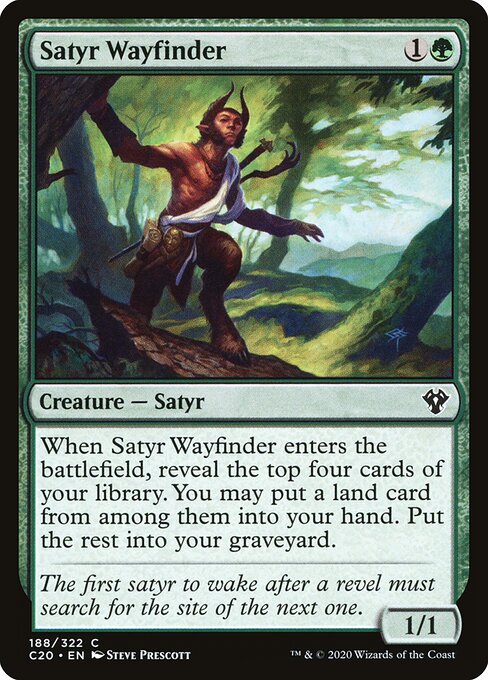 Commander 2020 - 188 - Satyr Wayfinder - Common