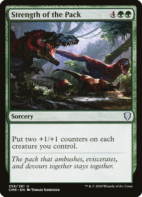 Commander Legends - 259 - Strength of the Pack - Uncommon