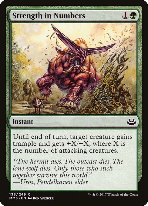 Modern Masters 2017 - 138 - Strength in Numbers - Common