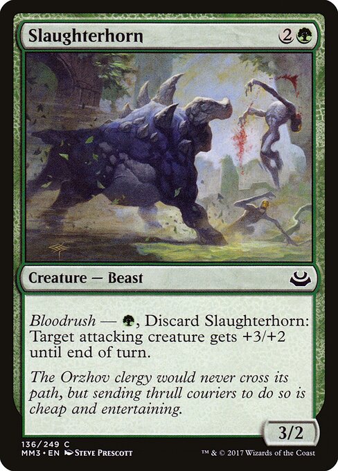 Modern Masters 2017 - 136 - Slaughterhorn - Common