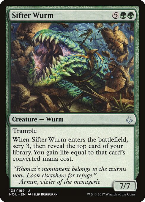 Hour of Devastation - 135 - Sifter Wurm - Uncommon