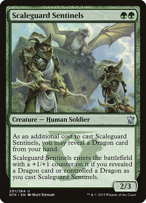 Dragons of Tarkir - 201 - Scaleguard Sentinels - Uncommon