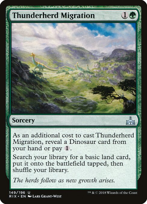Rivals of Ixalan - 149 - Thunderherd Migration - Uncommon