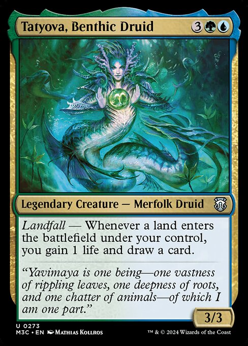 Modern Horizons 3 Commander - 273 - Tatyova, Benthic Druid - Uncommon