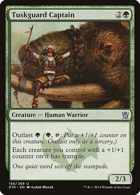 Khans of Tarkir - 156 - Tuskguard Captain - Uncommon