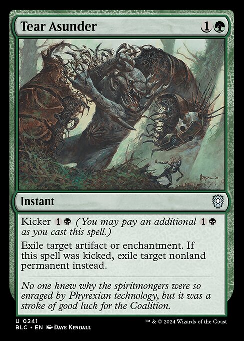 Bloomburrow Commander - 241 - Tear Asunder - Uncommon