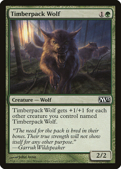 Magic 2013 - 194 - Timberpack Wolf - Common