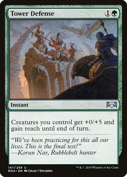 Ravnica Allegiance - 147 - Tower Defense - Uncommon
