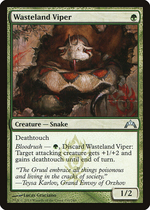 Gatecrash - 139 - Wasteland Viper - Uncommon