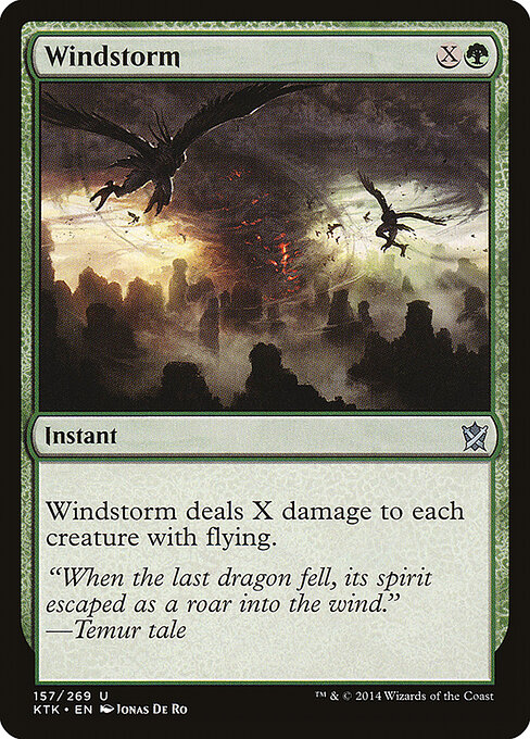 Khans of Tarkir - 157 - Windstorm - Uncommon