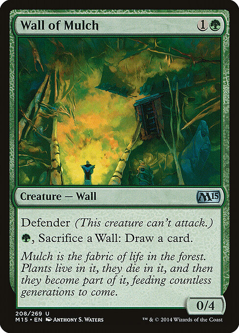 Magic 2015 - 208 - Wall of Mulch - Uncommon