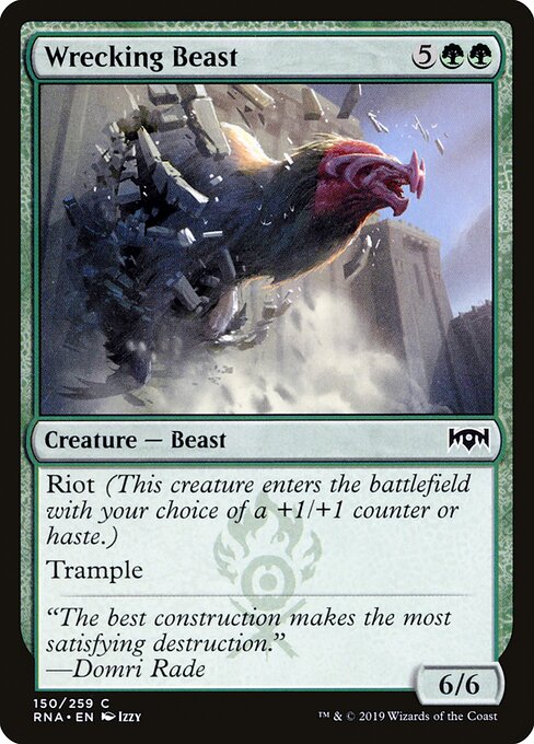 Ravnica Allegiance - 150 - Wrecking Beast - Common