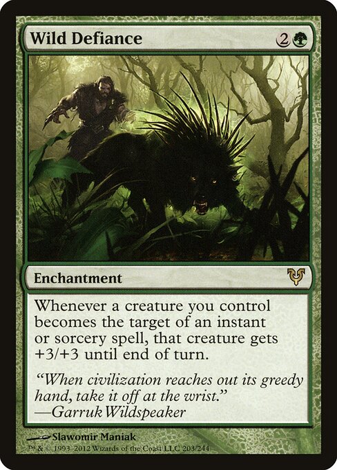 Avacyn Restored - 203 - Wild Defiance - Rare