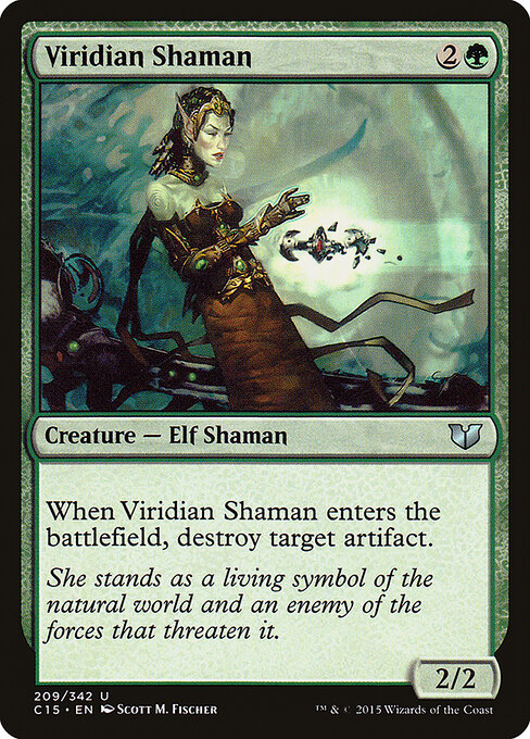 Commander 2015 - 209 - Viridian Shaman - Uncommon