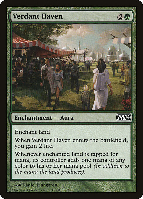 Magic 2014 - 199 - Verdant Haven - Common