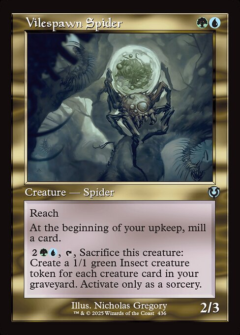 Innistrad Remastered - 436 - Vilespawn Spider - Uncommon