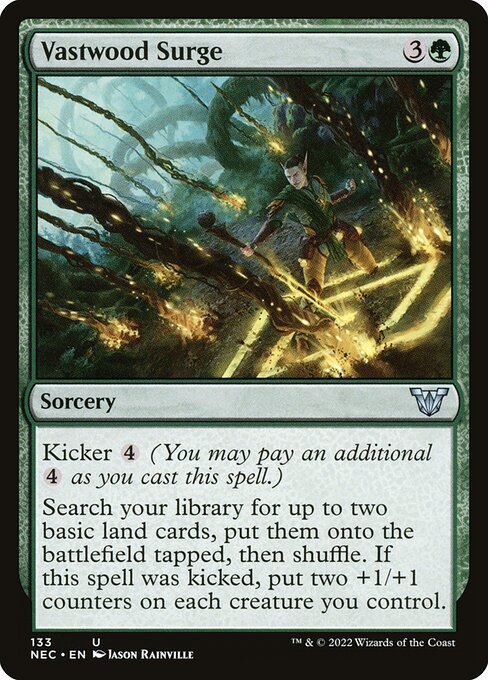 Neon Dynasty Commander - 133 - Vastwood Surge - Uncommon