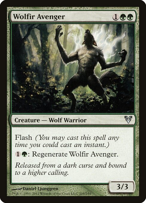 Avacyn Restored - 205 - Wolfir Avenger - Uncommon