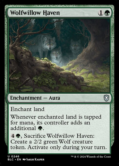 Bloomburrow Commander - 246 - Wolfwillow Haven - Uncommon