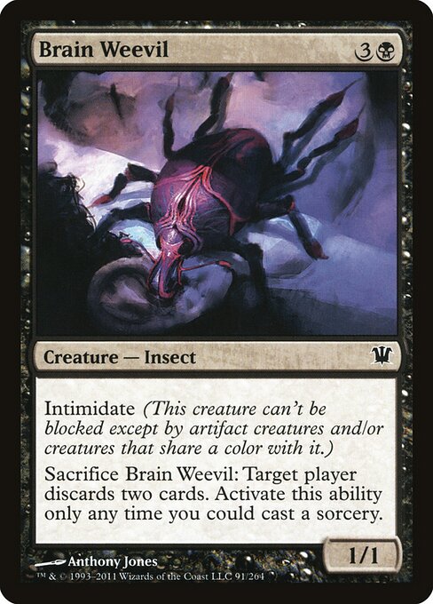 Innistrad - 91 - Brain Weevil - Common