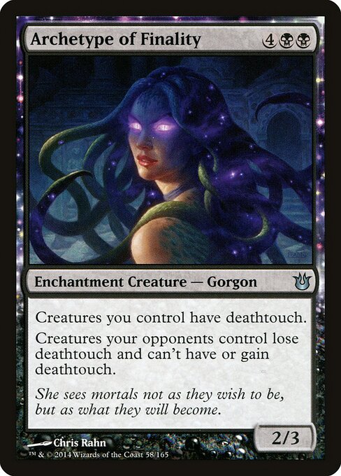Born of the Gods - 58 - Archetype of Finality - Uncommon