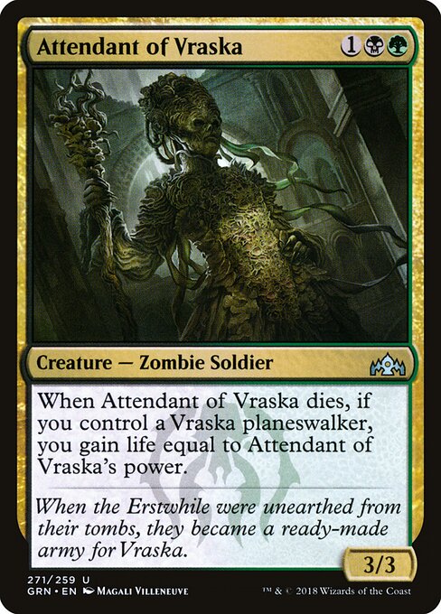 Guilds of Ravnica - 271 - Attendant of Vraska - Uncommon