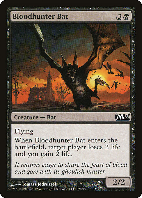 Magic 2013 - 82 - Bloodhunter Bat - Common