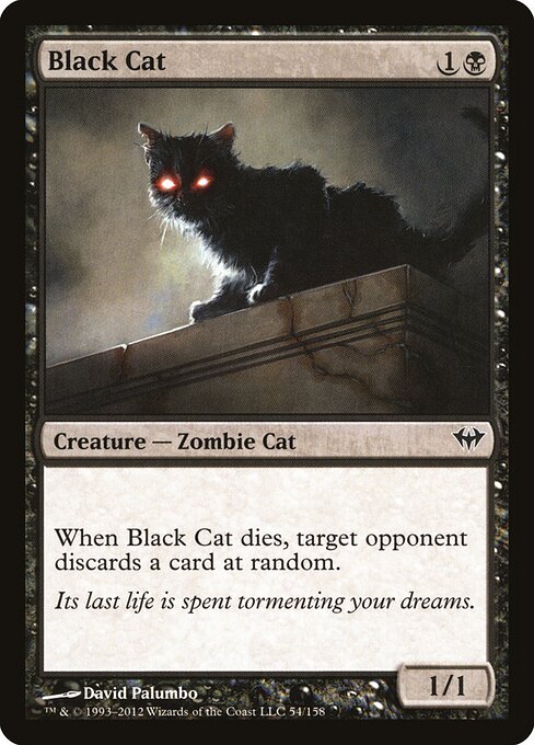 Dark Ascension - 54 - Black Cat - Common