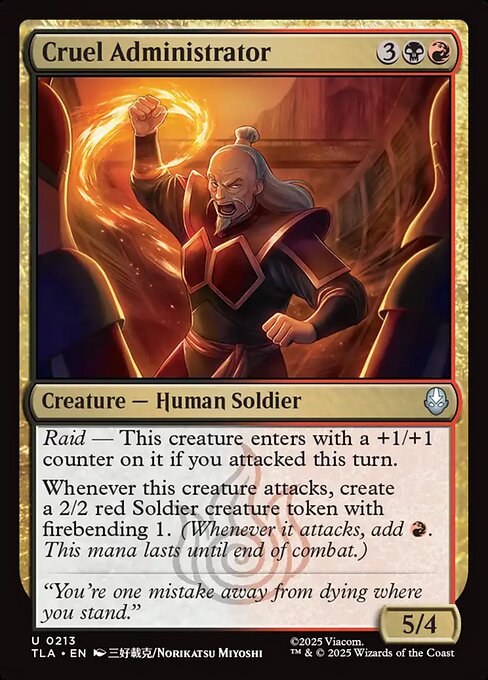 Avatar: The Last Airbender - 213 - Cruel Administrator - Uncommon
