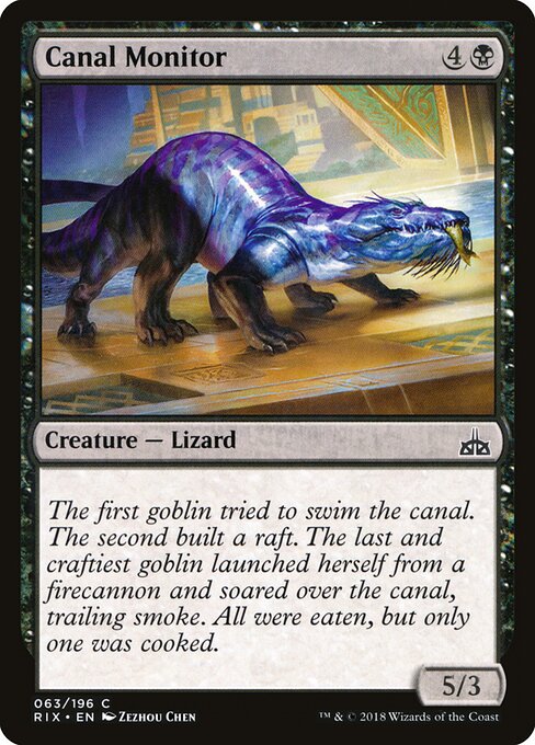 Rivals of Ixalan - 63 - Canal Monitor - Common