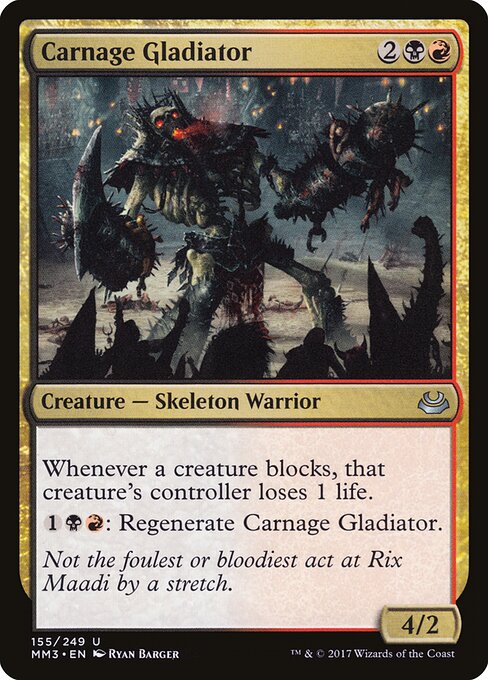 Modern Masters 2017 - 155 - Carnage Gladiator - Uncommon