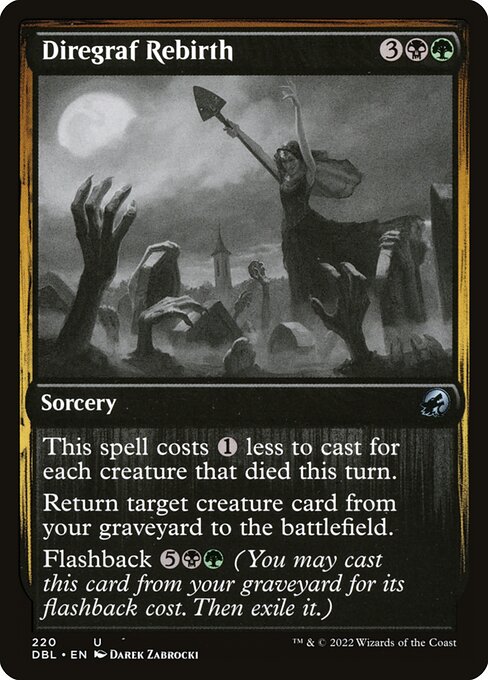 Innistrad: Double Feature - 220 - Diregraf Rebirth - Uncommon