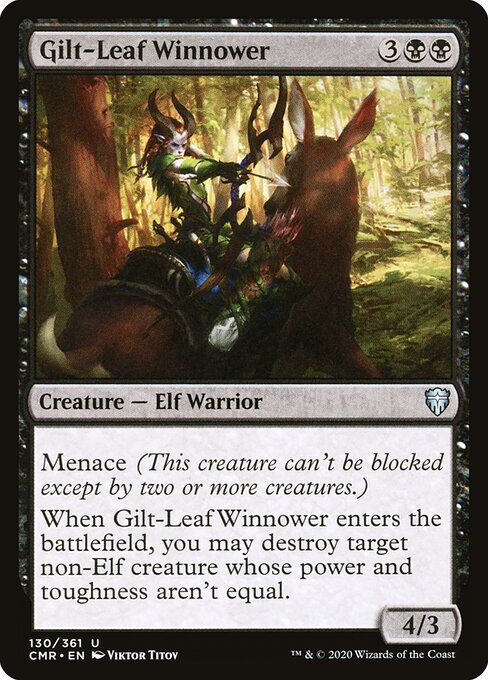 Commander Legends - 130 - Gilt-Leaf Winnower - Uncommon