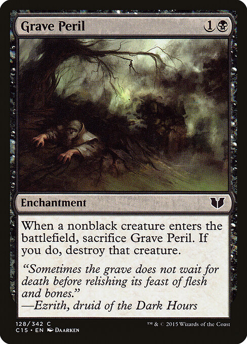 Commander 2015 - 128 - Grave Peril - Common