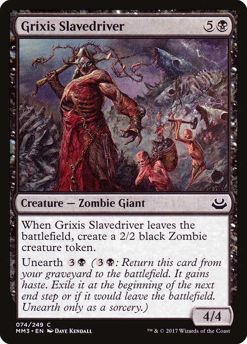 Modern Masters 2017 - 74 - Grixis Slavedriver - Common