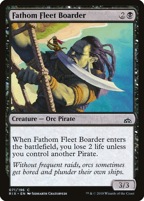 Rivals of Ixalan - 71 - Fathom Fleet Boarder - Common