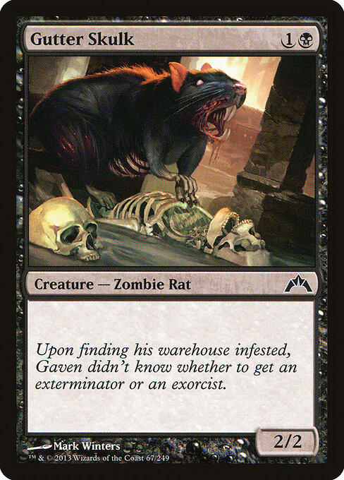 Gatecrash - 67 - Gutter Skulk - Common
