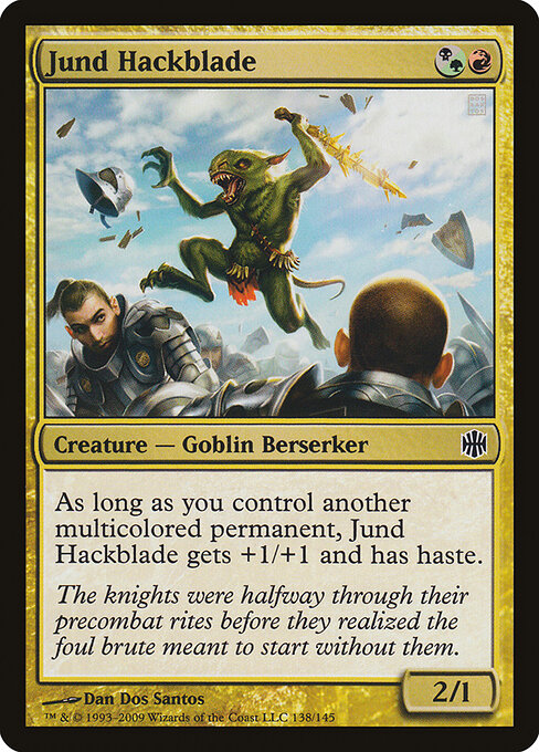 Alara Reborn - 138 - Jund Hackblade - Common