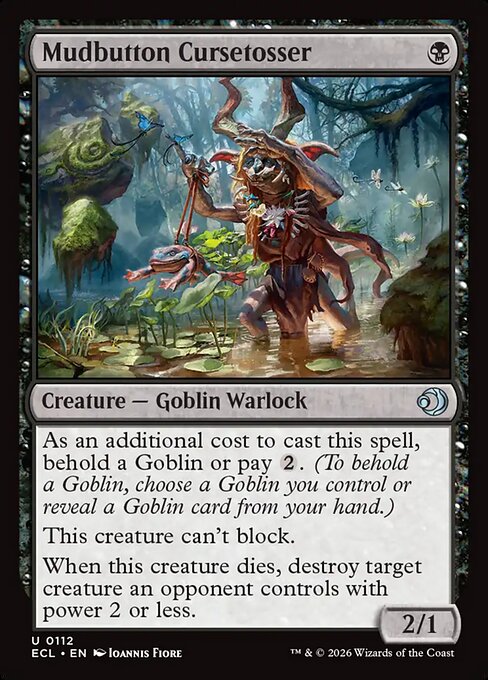 Lorwyn Eclipsed - 112 - Mudbutton Cursetosser - Uncommon