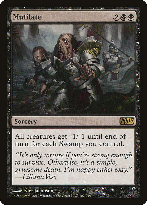 Magic 2013 - 102 - Mutilate - Rare