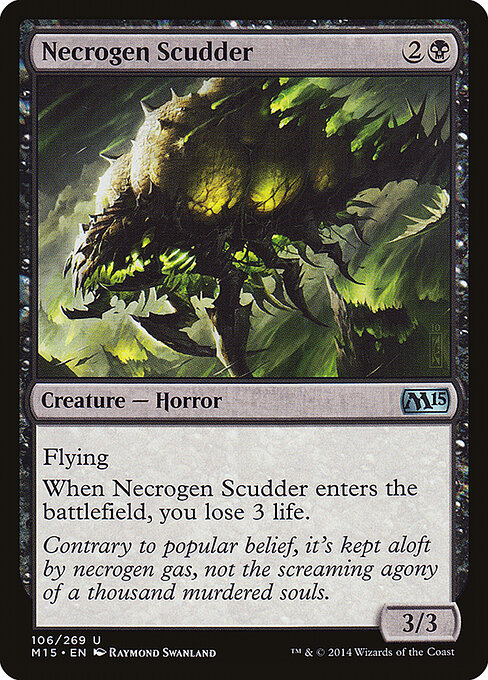 Magic 2015 - 106 - Necrogen Scudder - Uncommon